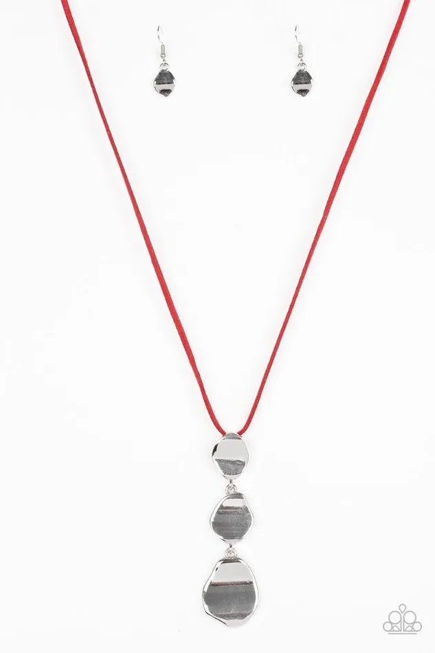 Paparazzi Jewelry Necklaces Paparazzi Necklace Embrace The Journey Red