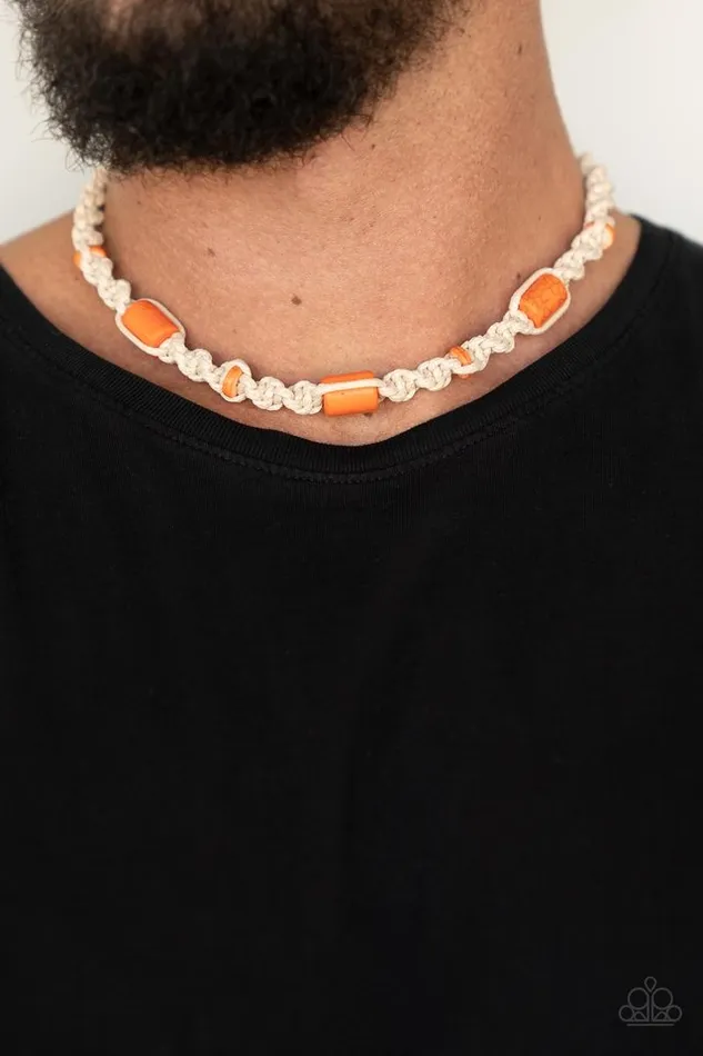 Paparazzi Jewelry Necklaces Paparazzi Necklace Explorer Exclusive Orange