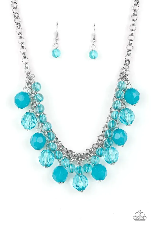 Paparazzi Jewelry Necklaces Paparazzi Necklace Fiesta Fabulous Blue