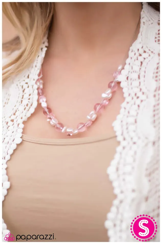 Paparazzi Jewelry Necklaces Paparazzi Necklace Floating On Air Pink