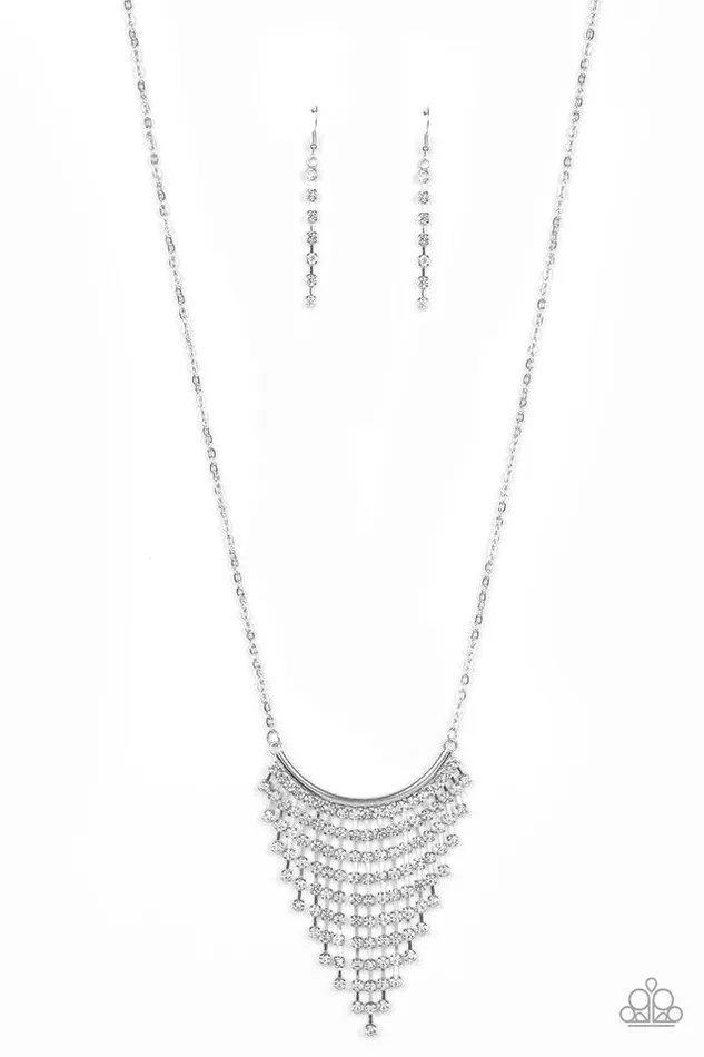 Paparazzi Jewelry Necklaces Paparazzi Necklace Glitter Bomb White Paparazzi Jewelry Necklaces Paparazzi Necklace Glitter Bomb White