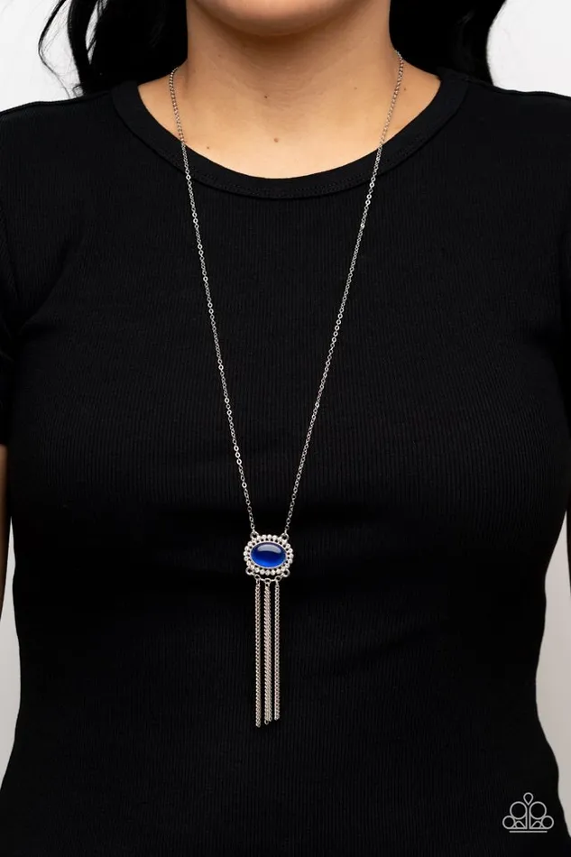 Paparazzi Jewelry Necklaces Paparazzi Necklace Happily Ever Ethereal Blue