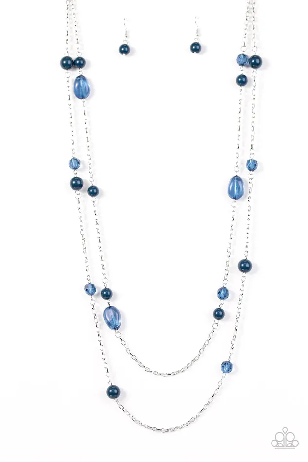 Paparazzi Jewelry Necklaces Paparazzi Necklace In Your GLEAMS Blue