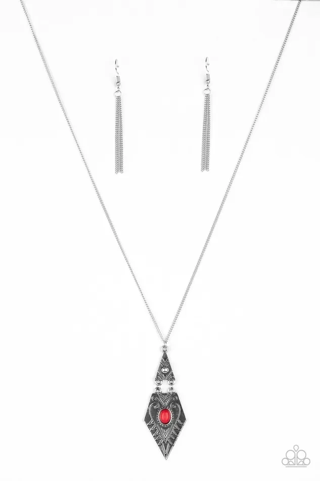 Paparazzi Jewelry Necklaces Paparazzi Necklace Just A Mirage Red