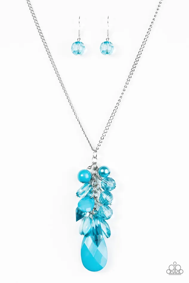 Paparazzi Jewelry Necklaces Paparazzi Necklace Keepin It Colorful Blue