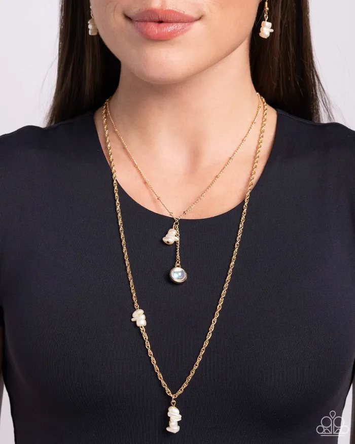 Paparazzi Jewelry Necklaces Paparazzi Necklace Leisurely Layered Gold