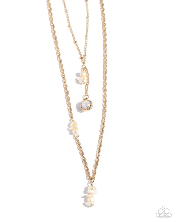 Paparazzi Jewelry Necklaces Paparazzi Necklace Leisurely Layered Gold Paparazzi Jewelry Necklaces Paparazzi Necklace Leisurely Layered Gold
