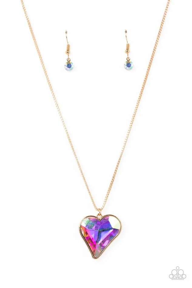 Paparazzi Jewelry Necklaces Paparazzi Necklace Lockdown My Heart Gold Paparazzi Jewelry Necklaces Paparazzi Necklace Lockdown My Heart Gold