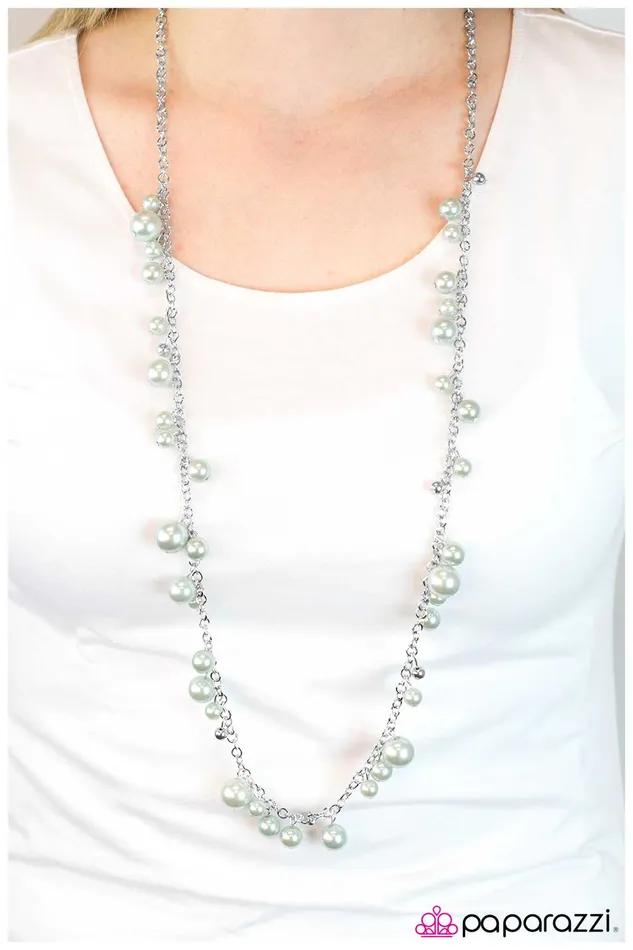 Paparazzi Jewelry Necklaces Paparazzi Necklace Mademoiselle Green