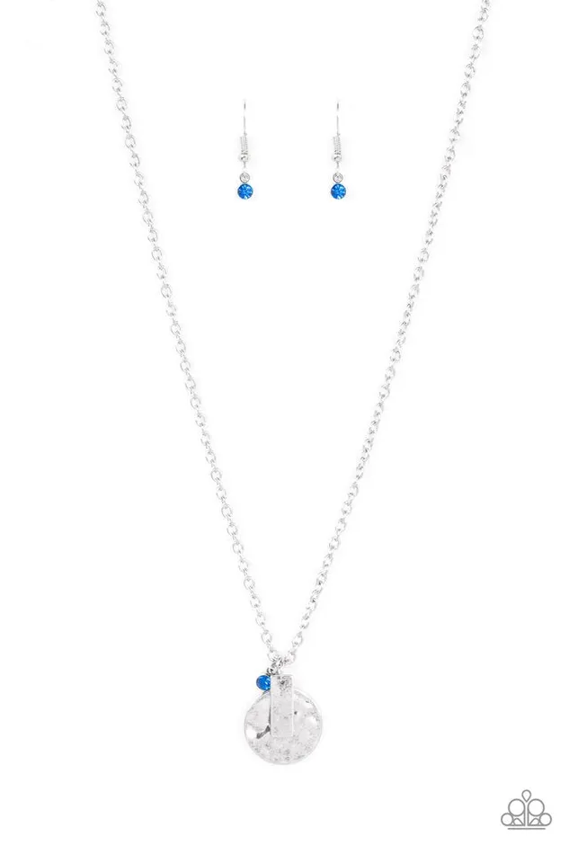 Paparazzi Jewelry Necklaces Paparazzi Necklace Minimal EFFORTLESS Blue Paparazzi Jewelry Necklaces Paparazzi Necklace Minimal EFFORTLESS Blue