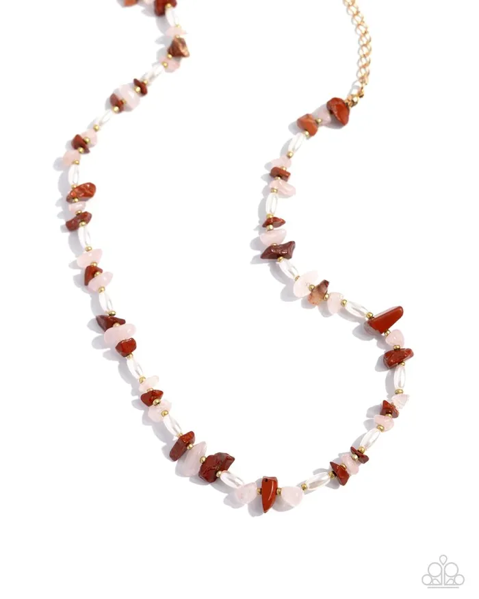 Paparazzi Jewelry Necklaces Paparazzi Necklace Natural Nuance Red Paparazzi Jewelry Necklaces Paparazzi Necklace Natural Nuance Red
