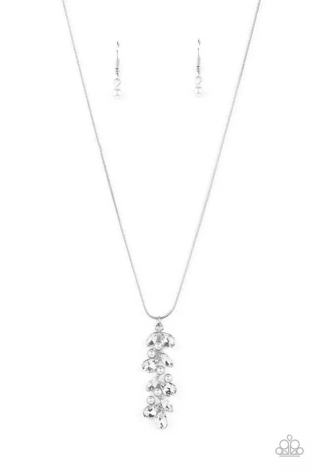Paparazzi Jewelry Necklaces Paparazzi Necklace Pearls Before VINE White Paparazzi Jewelry Necklaces Paparazzi Necklace Pearls Before VINE White