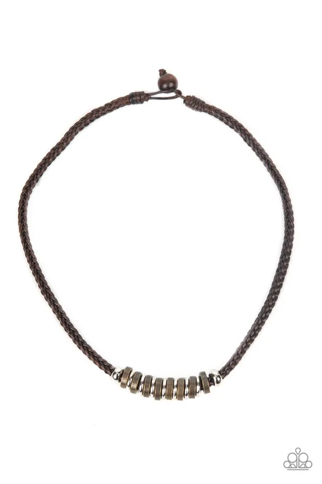 Paparazzi Jewelry Necklaces Paparazzi Necklace Primitive Prize Brown Paparazzi Jewelry Necklaces Paparazzi Necklace Primitive Prize Brown