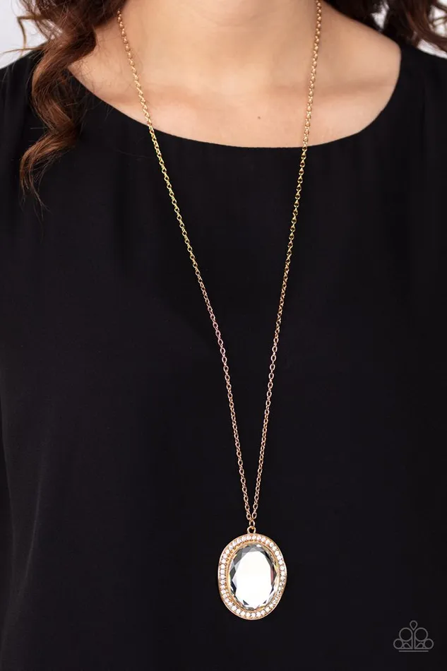 Paparazzi Jewelry Necklaces Paparazzi Necklace REIGN Them In Gold