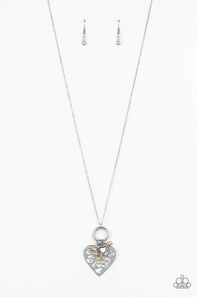 Paparazzi Jewelry Necklaces Paparazzi Necklace Romeo Romance Brown