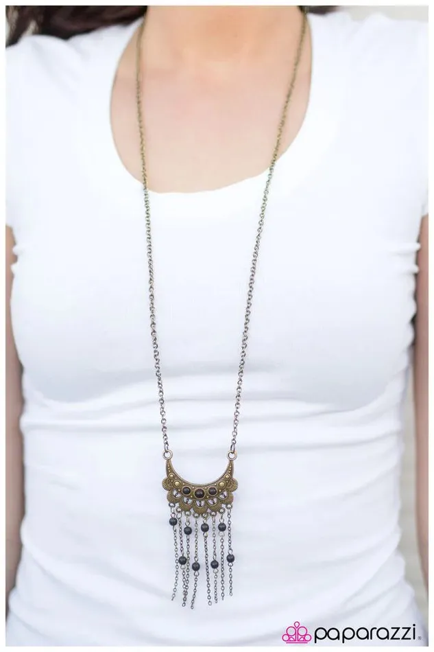 Paparazzi Jewelry Necklaces Paparazzi Necklace That 70s Show Brass