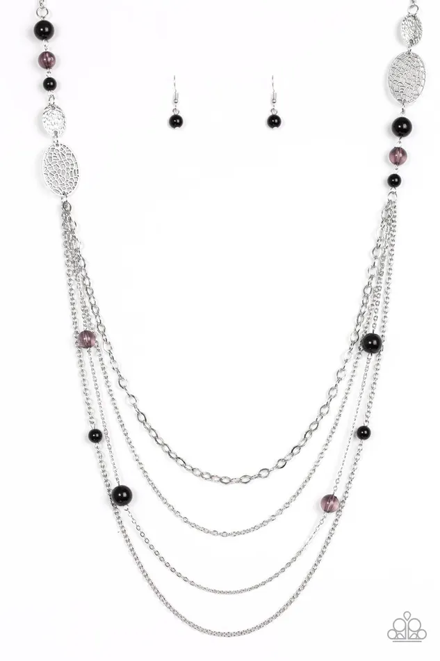 Paparazzi Jewelry Necklaces Paparazzi Necklace The SUMMERTIME Of Your Life Black