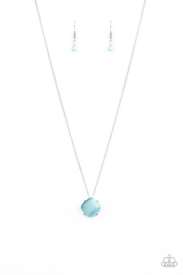 Paparazzi Jewelry Necklaces Paparazzi Necklace You GLOW Girl Blue
