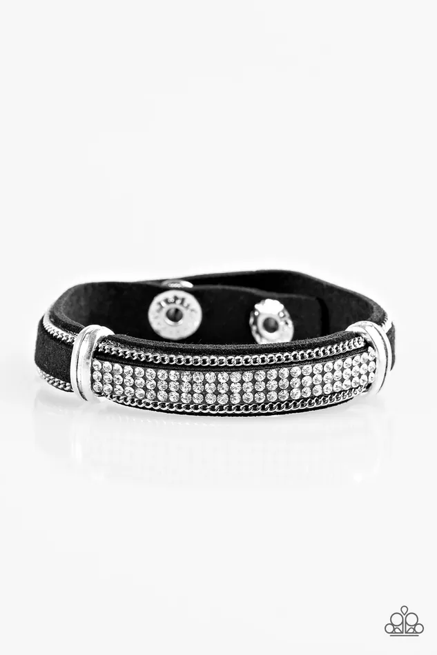 Paparazzi Jewelry Paparazzi Bracelet A Walk In The SPARK Black Bracelets