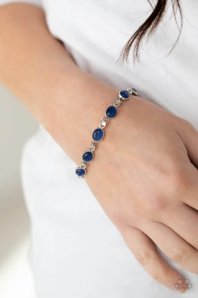 Paparazzi Jewelry Paparazzi Bracelet Blissfully Beaming Blue Bracelets