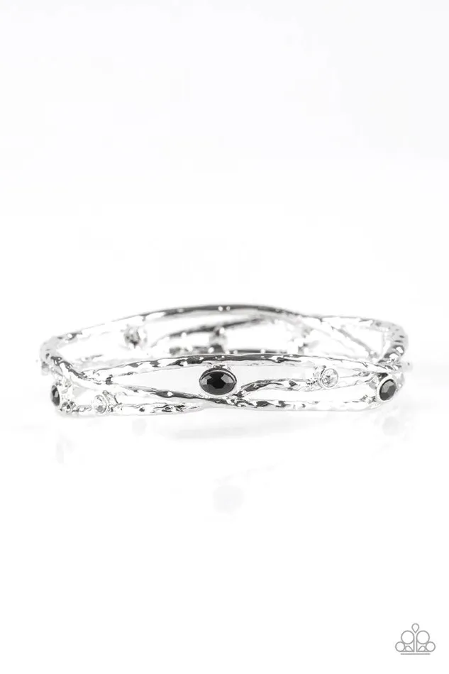 Paparazzi Jewelry Paparazzi Bracelet Glitter Fever Black Bracelets