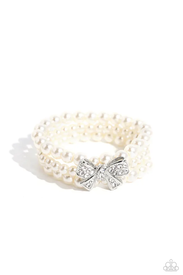 Paparazzi Jewelry Paparazzi Bracelet How Do You Do White Bracelets