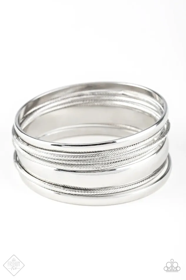 Paparazzi Jewelry Paparazzi Bracelet Sahara Shimmer Silver Bracelets