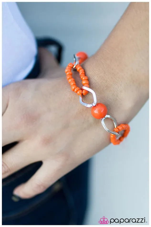 Paparazzi Jewelry Paparazzi Bracelet Summer Bliss Orange Bracelets