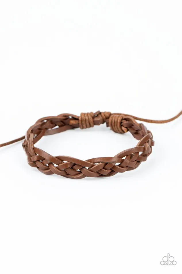 Paparazzi Jewelry Paparazzi Bracelet Time To Hit The RODEO Brown Bracelets Paparazzi Jewelry Paparazzi Bracelet Time To Hit The RODEO Brown Bracelets