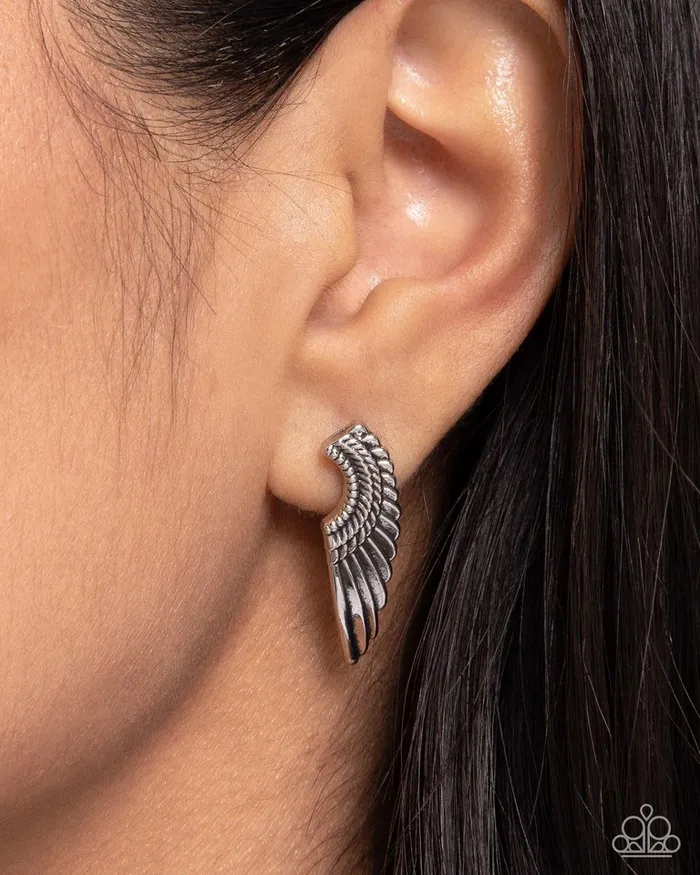 Paparazzi Jewelry Paparazzi Earring Angelic Altitude Silver Earrings