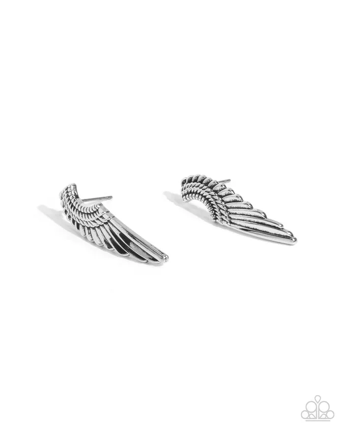 Paparazzi Jewelry Paparazzi Earring Angelic Altitude Silver Earrings Paparazzi Jewelry Paparazzi Earring Angelic Altitude Silver Earrings