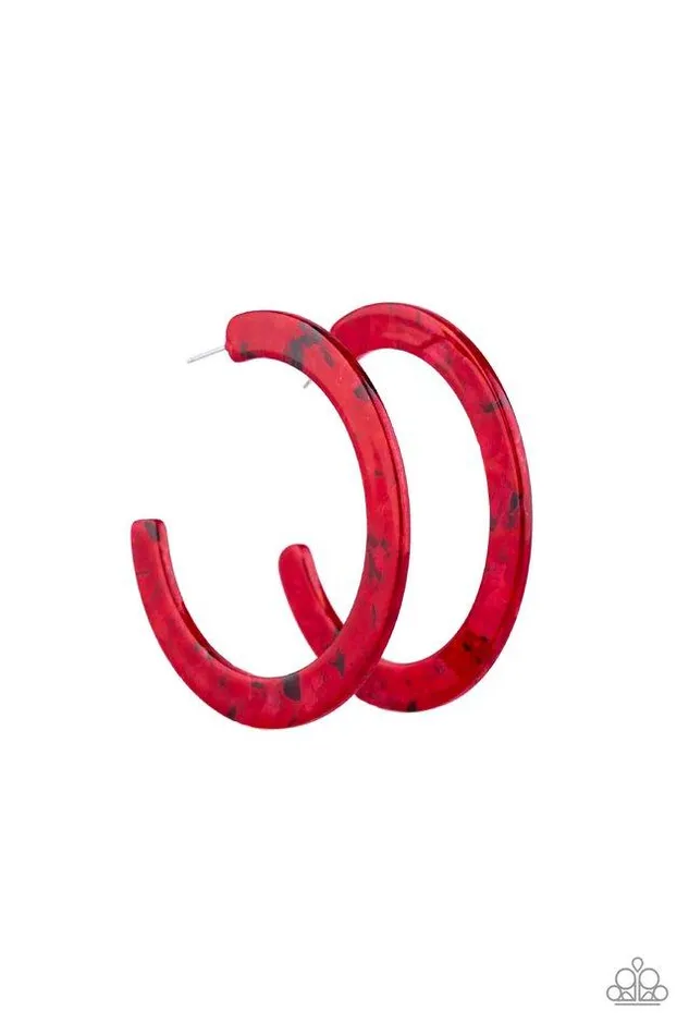 Paparazzi Jewelry Paparazzi Earring HAUTE Tamale Red Earrings