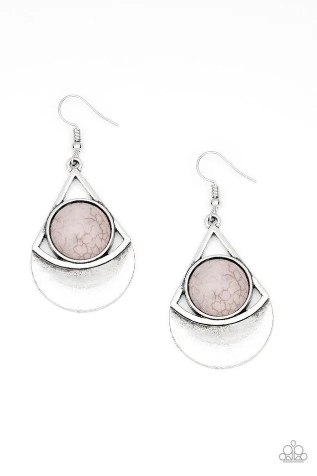 Paparazzi Jewelry Paparazzi Earring Sonoran Sailing Silver Earrings