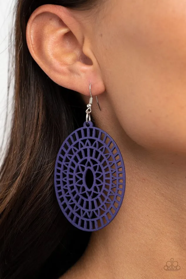Paparazzi Jewelry Paparazzi Earring Tropical Retreat Purple Earrings