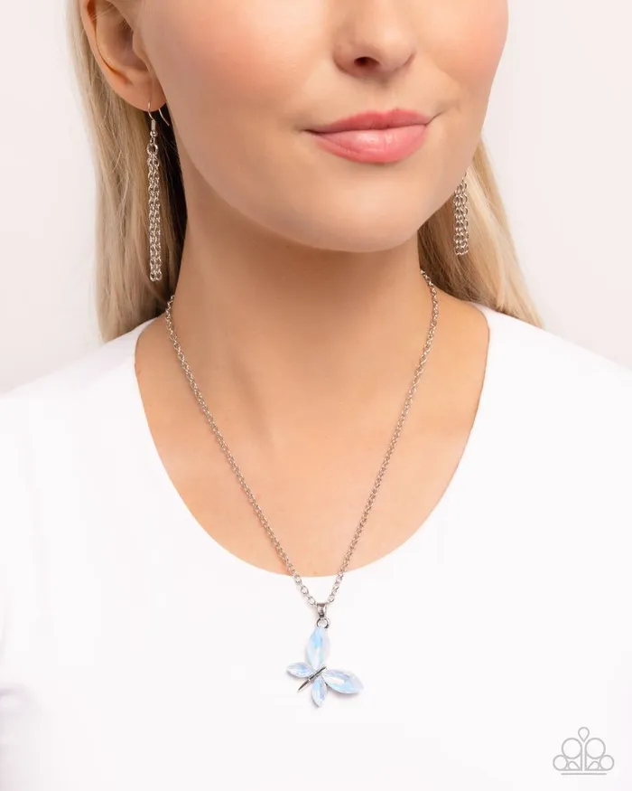 Paparazzi Jewelry Paparazzi Necklace Aerial Aria Blue Necklaces