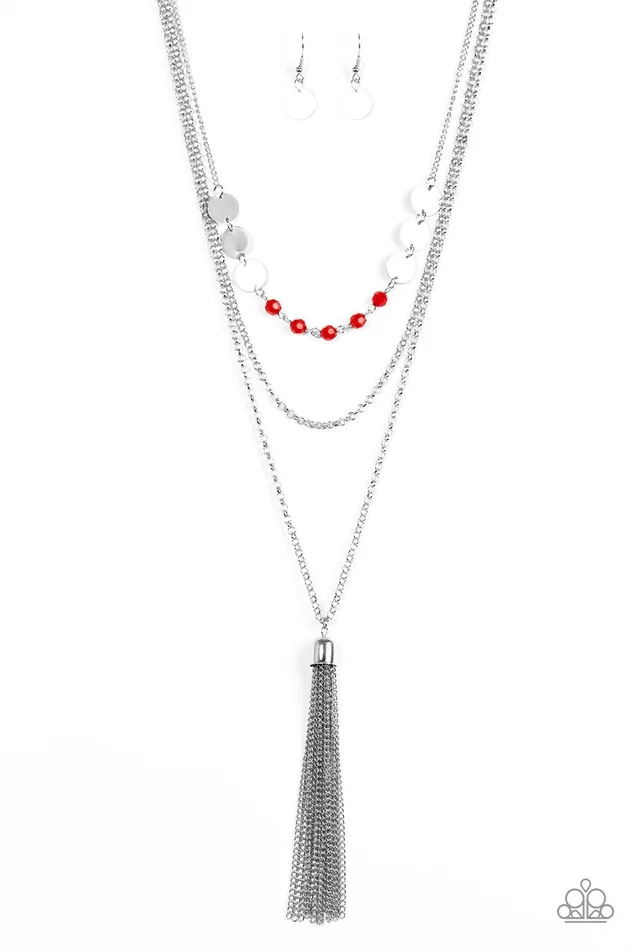 Paparazzi Jewelry Paparazzi Necklace Celebration of Chic Red Necklaces