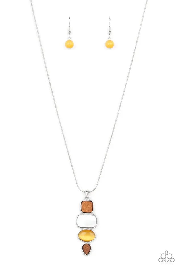 Paparazzi Jewelry Paparazzi Necklace Elemental Energy Yellow Necklaces Paparazzi Jewelry Paparazzi Necklace Elemental Energy Yellow Necklaces
