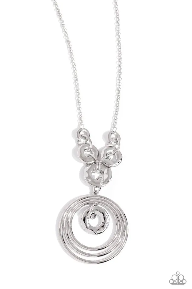 Paparazzi Jewelry Paparazzi Necklace High HOOPS Silver Necklaces Paparazzi Jewelry Paparazzi Necklace High HOOPS Silver Necklaces