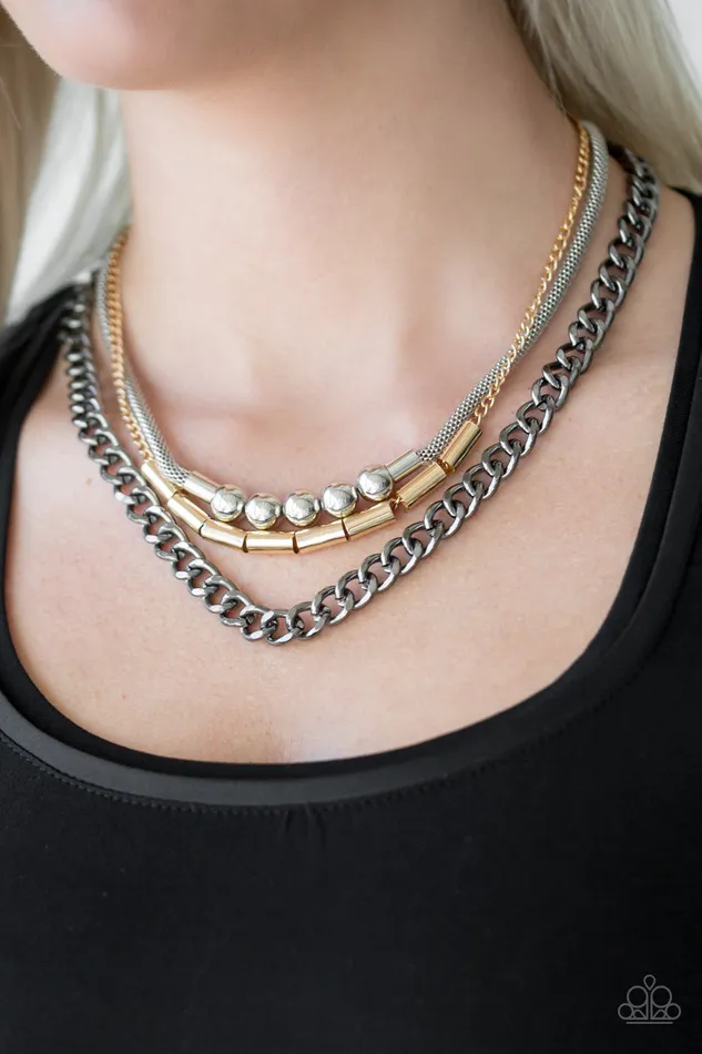 Paparazzi Jewelry Paparazzi Necklace Metal Melee Multi Necklaces