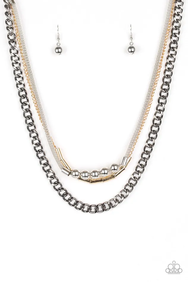 Paparazzi Jewelry Paparazzi Necklace Metal Melee Multi Necklaces Paparazzi Jewelry Paparazzi Necklace Metal Melee Multi Necklaces