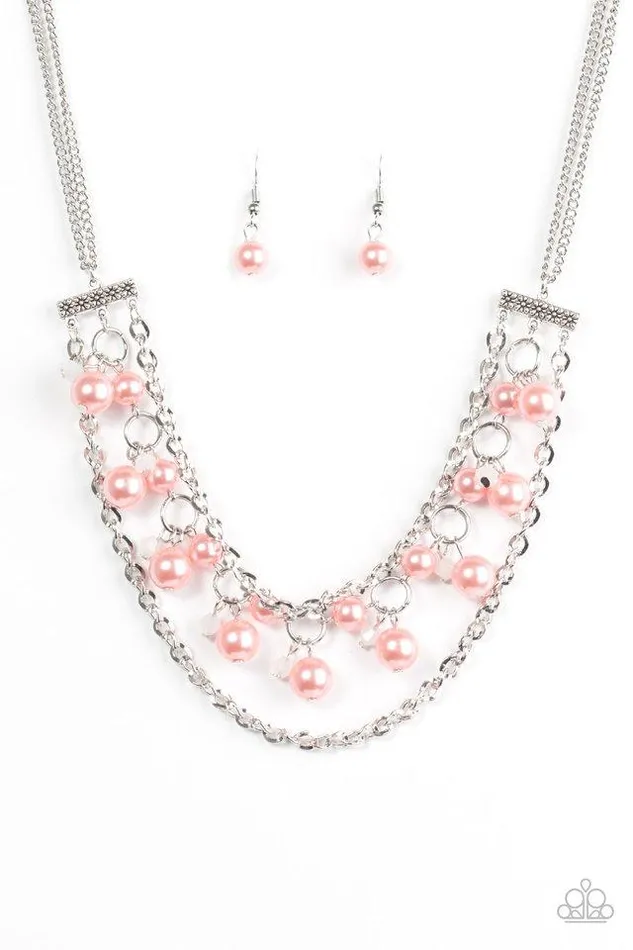 Paparazzi Jewelry Paparazzi Necklace Rockefeller Romance Orange Necklaces
