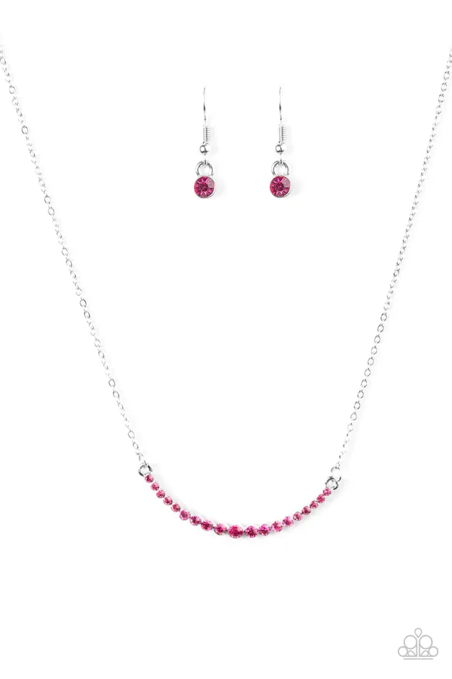 Paparazzi Jewelry Paparazzi Necklace Rockin Rhinestones Pink Necklaces