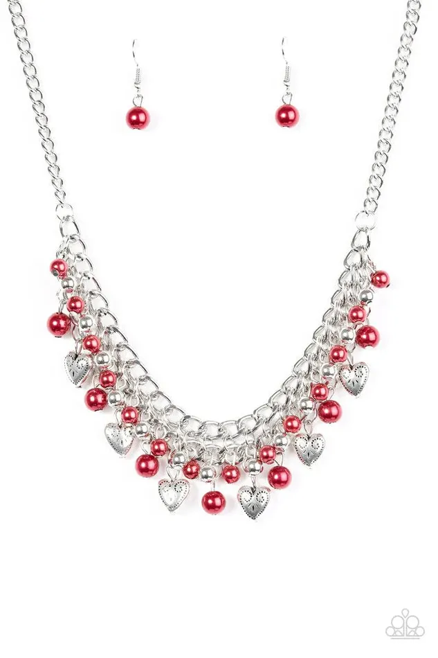 Paparazzi Jewelry Paparazzi Necklace Self Love Red Necklaces