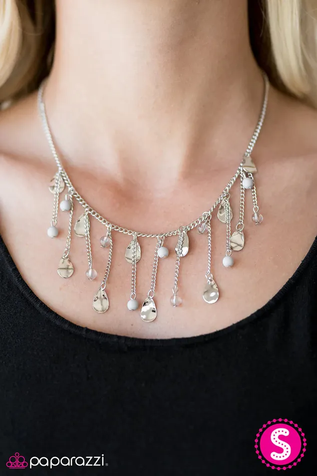 Paparazzi Jewelry Paparazzi Necklace Summer Mermaid Silver Necklaces