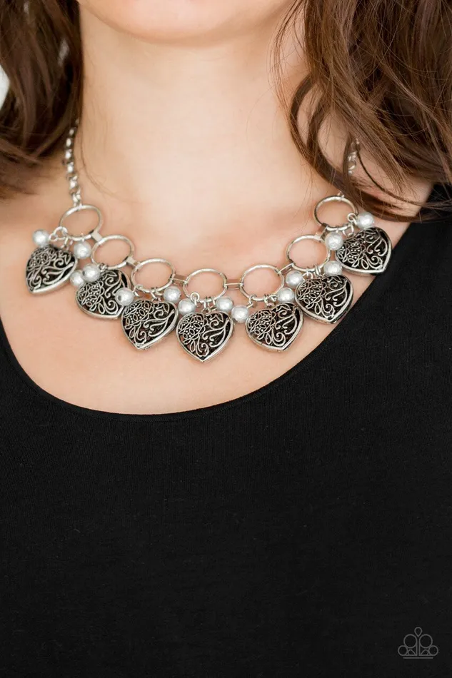 Paparazzi Jewelry Paparazzi Necklace Very Valentine Silver Necklaces