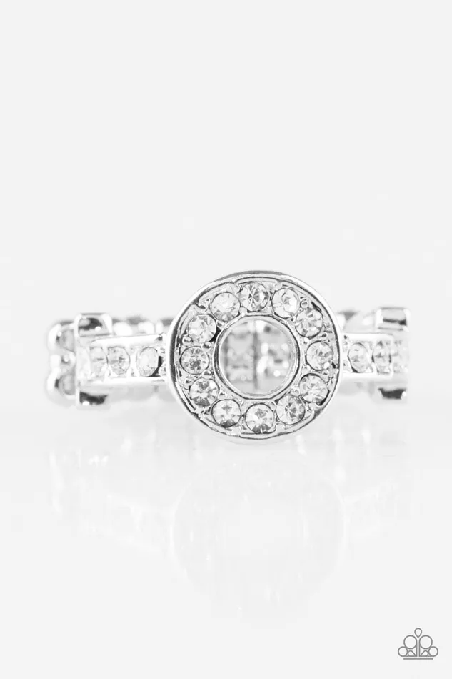 Paparazzi Jewelry Paparazzi Ring The One and Only Sparkle White Rings Paparazzi Jewelry Paparazzi Ring The One and Only Sparkle White Rings