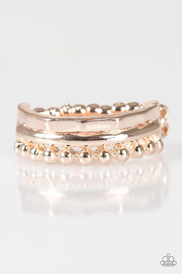 Paparazzi Jewelry Paparazzi Ring Tools Of The Trade Rose Gold Rings