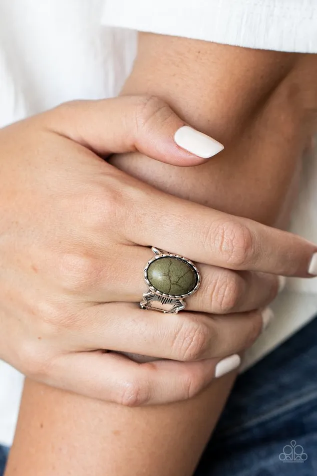 Paparazzi Jewelry Rings Paparazzi Ring Aint No Mesa High Enough Green
