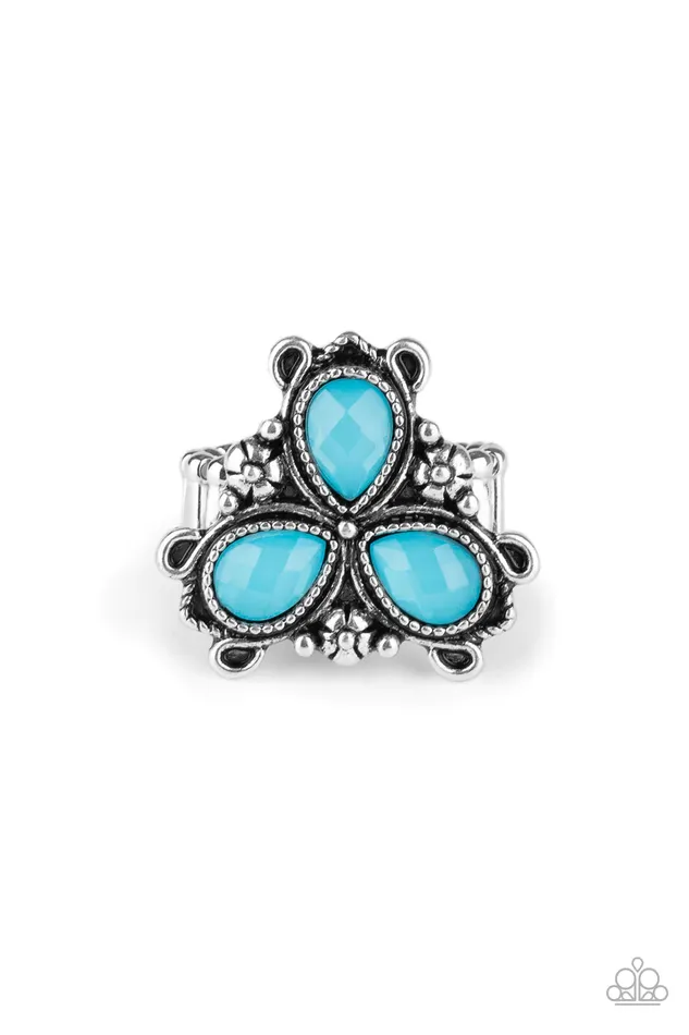 Paparazzi Jewelry Rings Paparazzi Ring Ambrosial Garden Blue