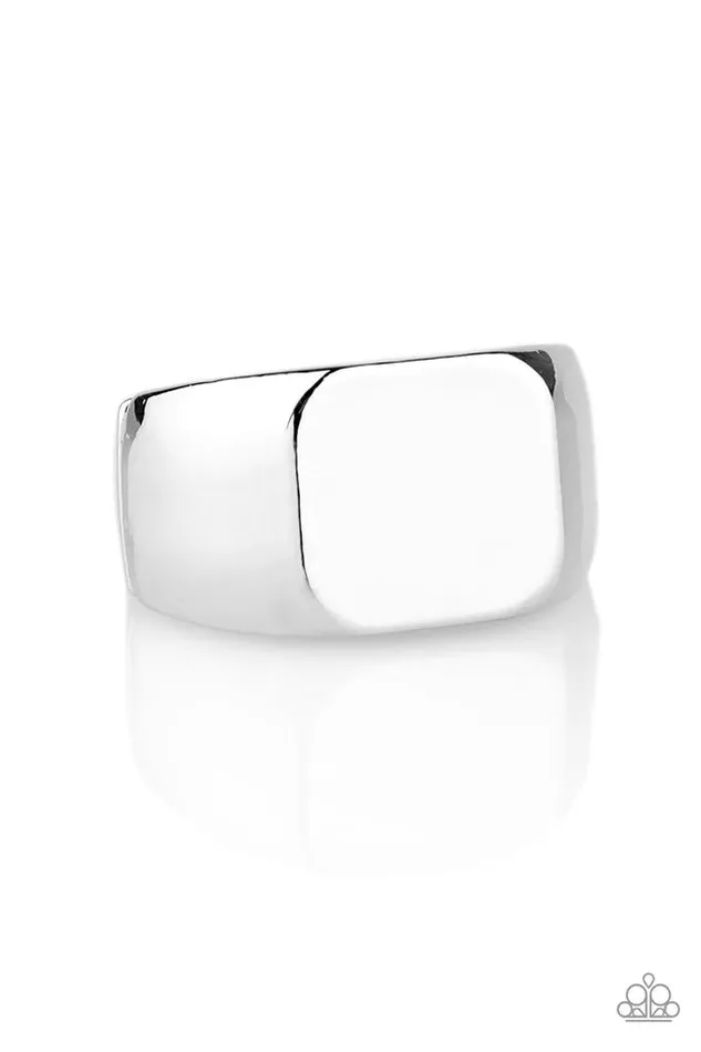 Paparazzi Jewelry Rings Paparazzi Ring Blanked Out Silver